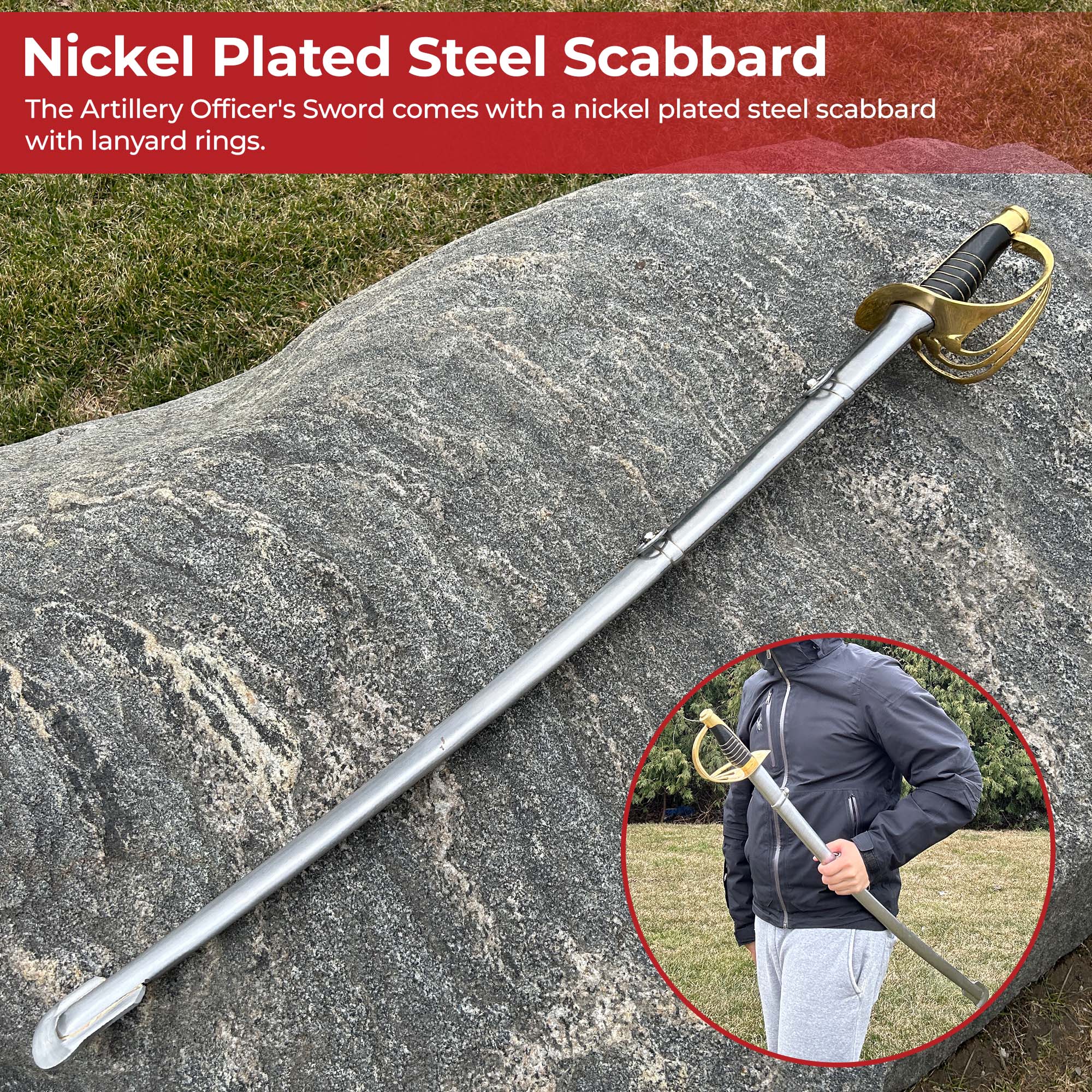 1860 Light Cavalry Saber historical period - Tophatter Daily Deals