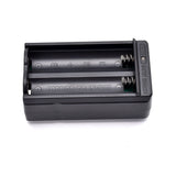 18650 Smart Charger For 3.7v Rechargeable Li-ion Battery Lithium Dual Slot Laser - Tophatter Daily Deals