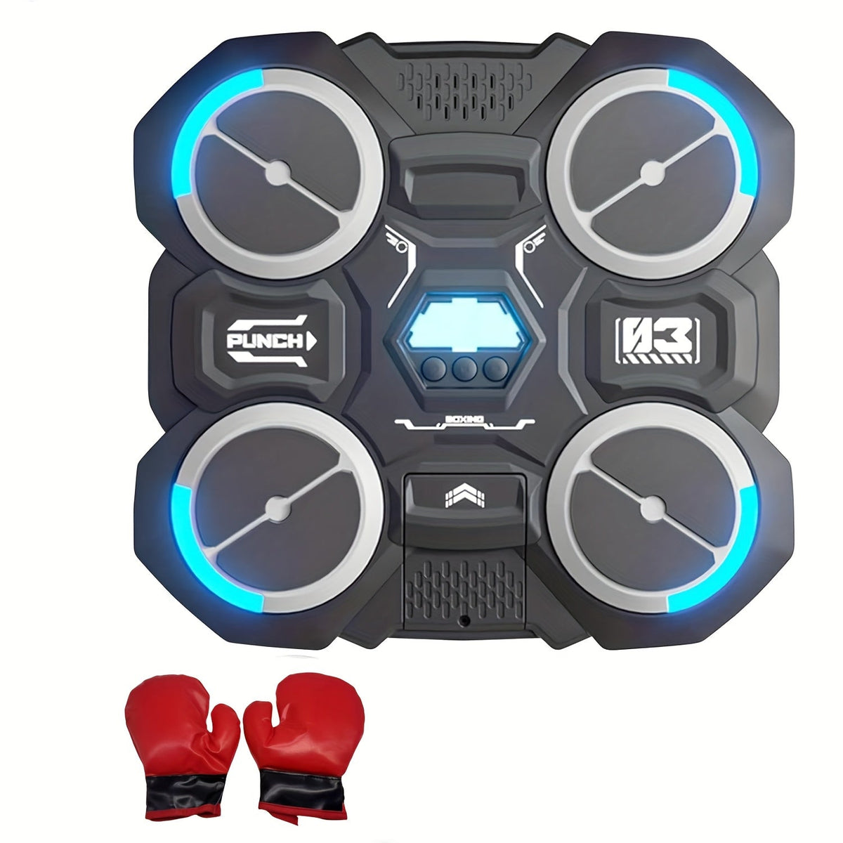 Wall-Mounted 4-Target Smart Boxing Machine Set Punching & Training Bags - Tophatter Daily Deals