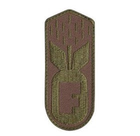 Rothco F-Bomb Patch With Hook Back - Coyote Brown - Tophatter Daily Deals