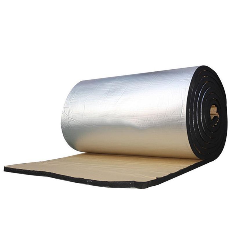 Automotive aluminum foil sound insulation, firewall, heat and sound insulation mat 0 - Tophatter Daily Deals