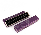 Beads hand string box bracelet box jewelry gift box Purple necklace box 0 - Tophatter Daily Deals