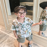 baby''s handsome flower shirt 0 - Tophatter Daily Deals