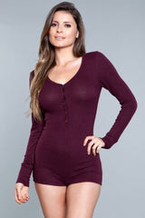 Nala Romper Burgundy Rompers - Tophatter Daily Deals