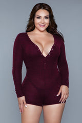 Nala Romper Burgundy Rompers - Tophatter Daily Deals