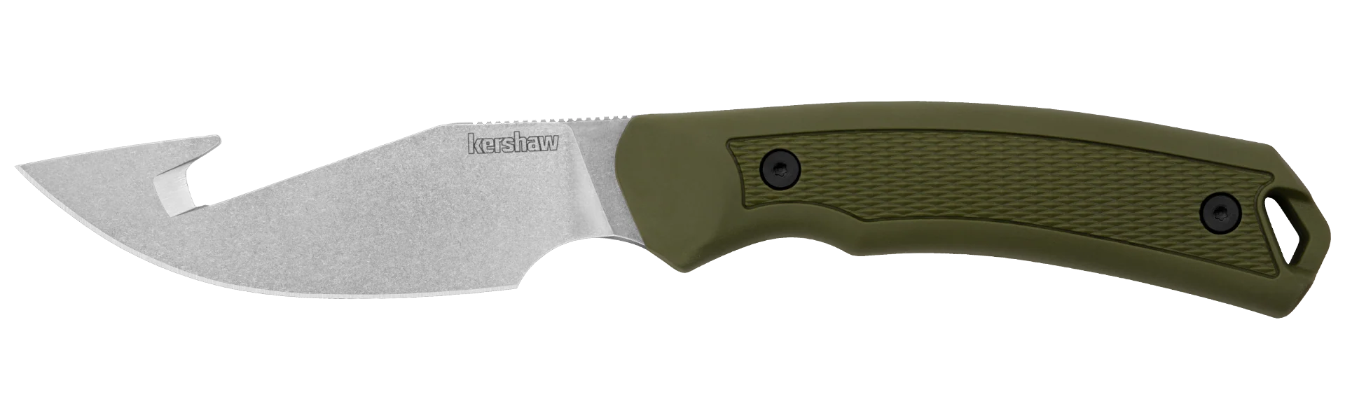 Kershaw Deschutes Skinner - Fixed Blade Knife - D2 Steel Blade - Polypropylene Handle - 1883GH Knives - Tophatter Daily Deals