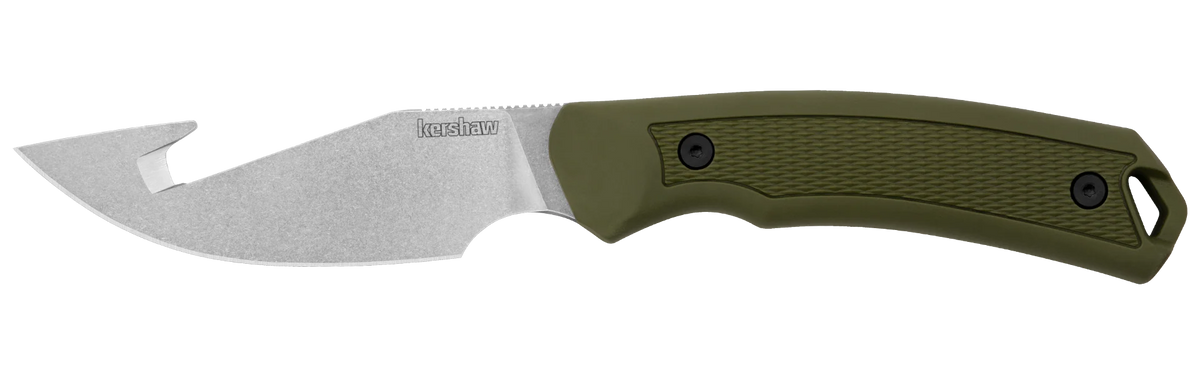 Kershaw Deschutes Skinner - Fixed Blade Knife - D2 Steel Blade - Polypropylene Handle - 1883GH Knives - Tophatter Daily Deals