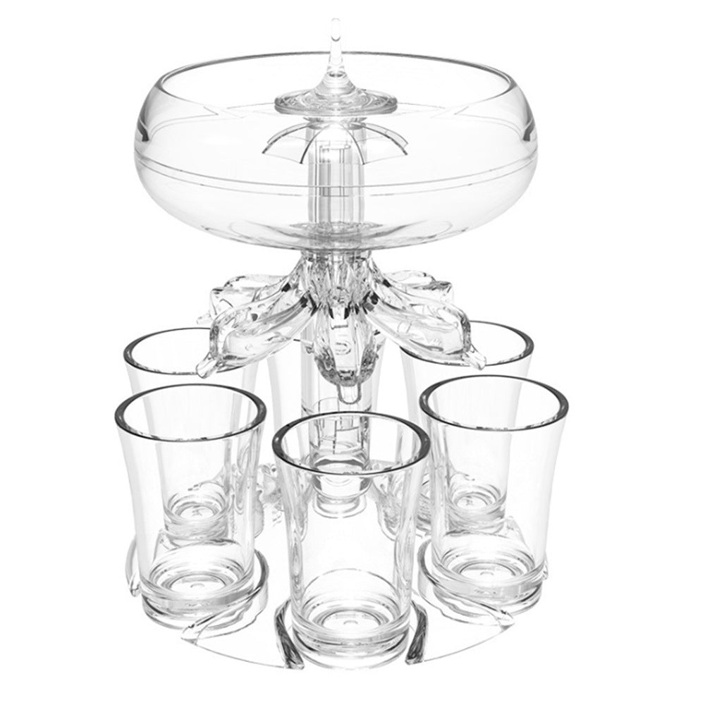 Acrylic Shatterproof Wine Glass Holder Bar KTV Wine Dispenser White 0 - Tophatter Daily Deals