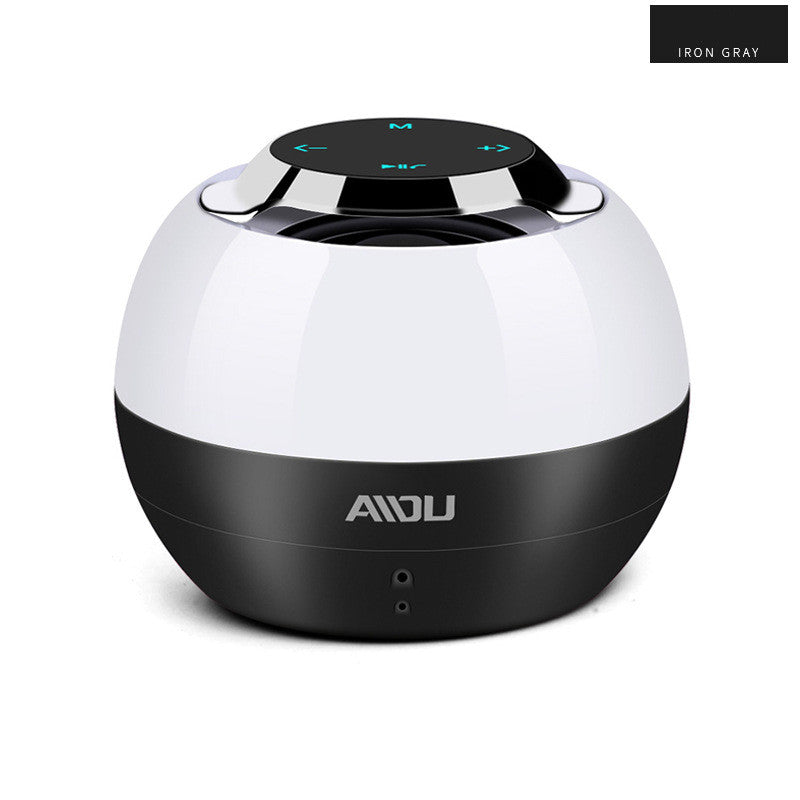 Bluetooth speaker colorful lights subwoofer wireless mobile phone mini audio card portable Black 0 - Tophatter Daily Deals