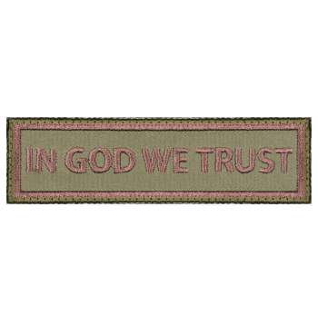 Rothco In God We Trust Morale Patch - Tophatter Daily Deals