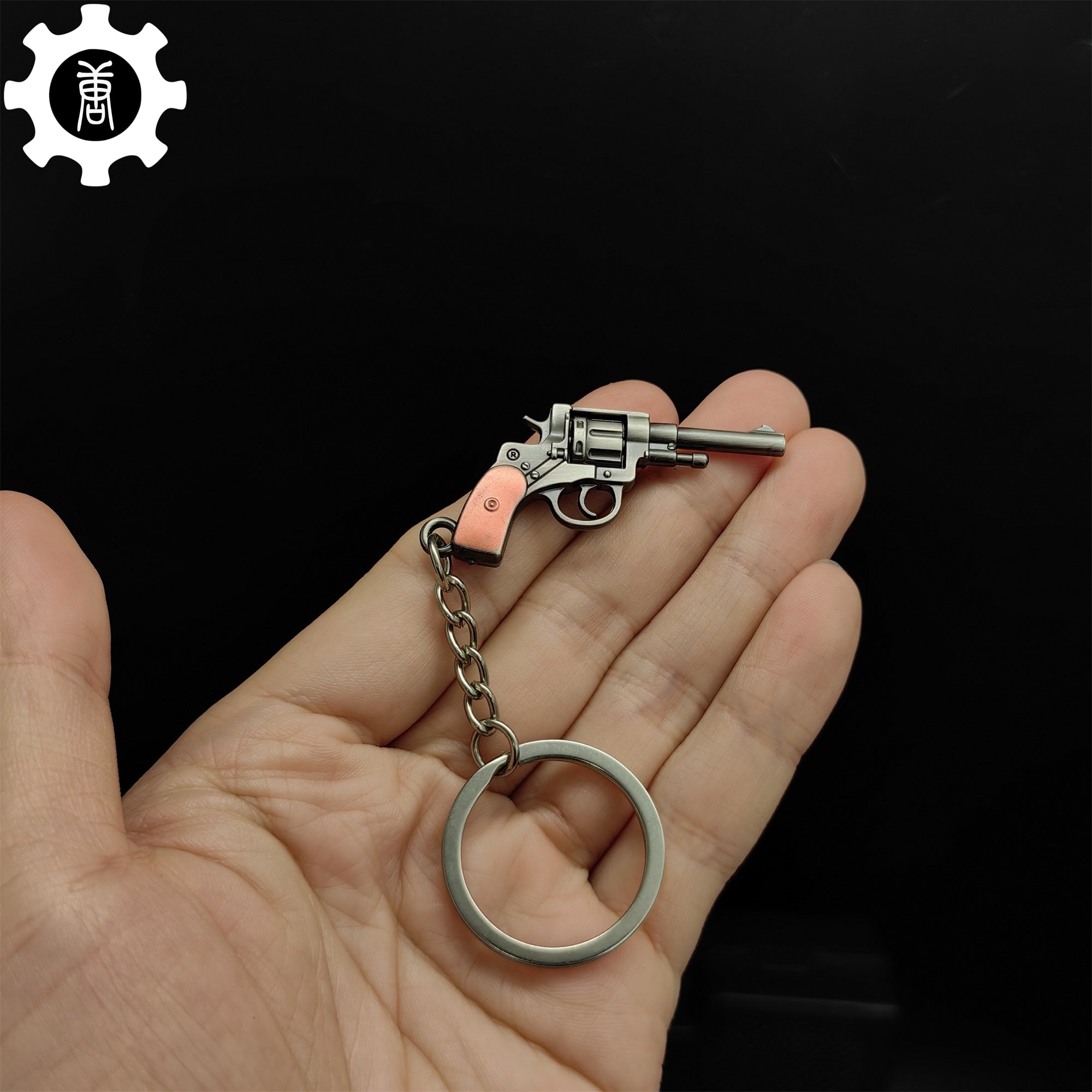 Mini 1895 Revolver Pistol Metal Keychain - Tophatter Daily Deals