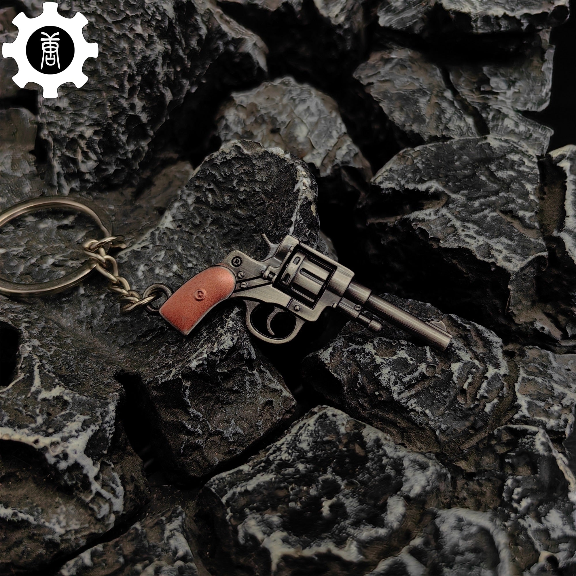 Mini 1895 Revolver Pistol Metal Keychain - Tophatter Daily Deals