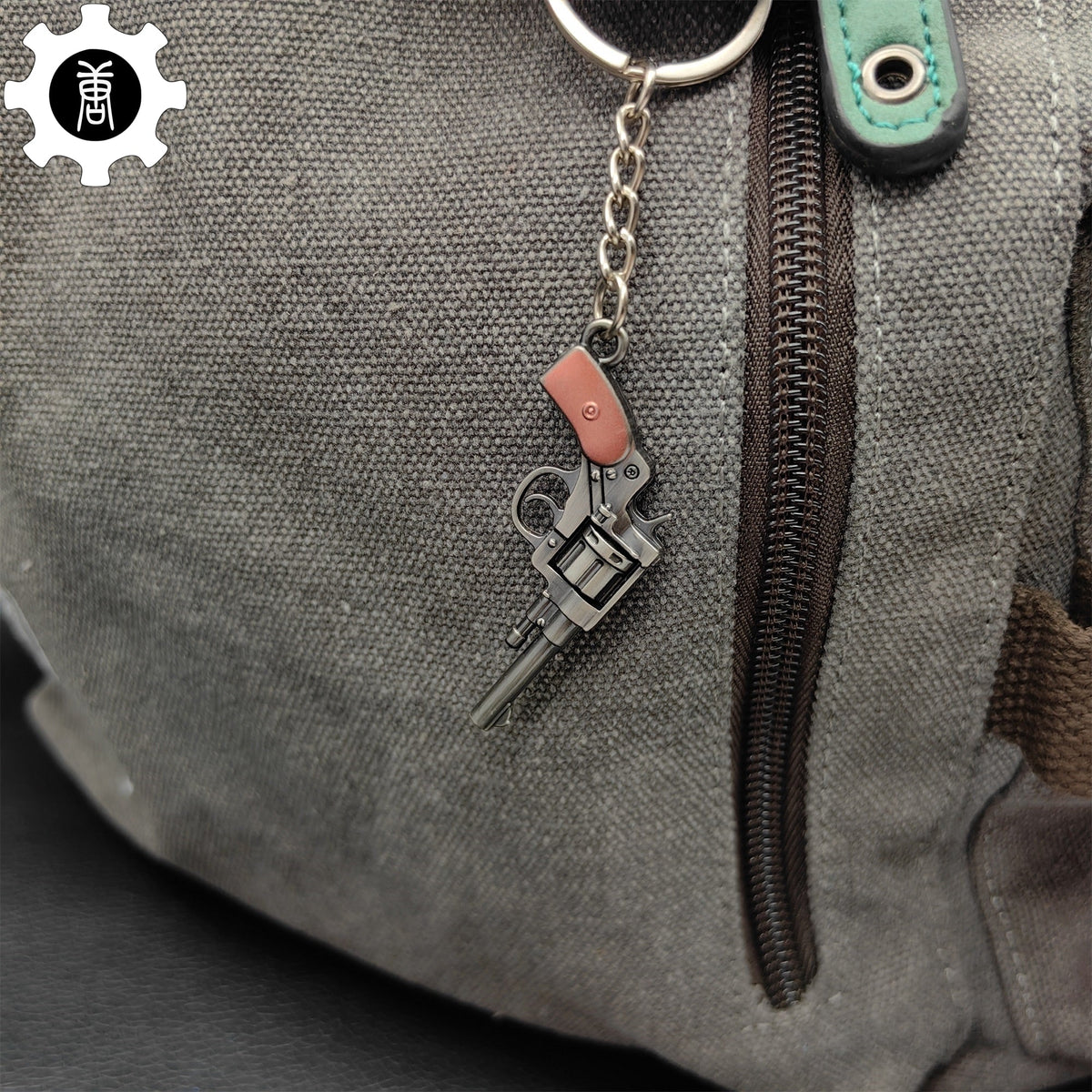 Mini 1895 Revolver Pistol Metal Keychain - Tophatter Daily Deals