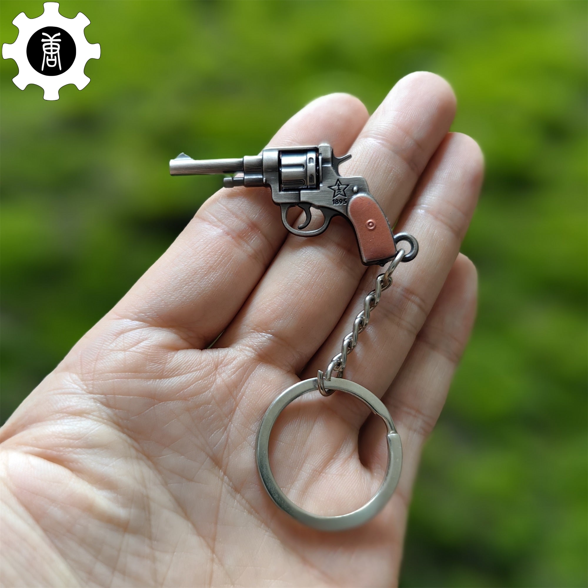 12 In 1 Metal World Famous Pistol Revolver Gun Keychain - Tophatter Daily Deals