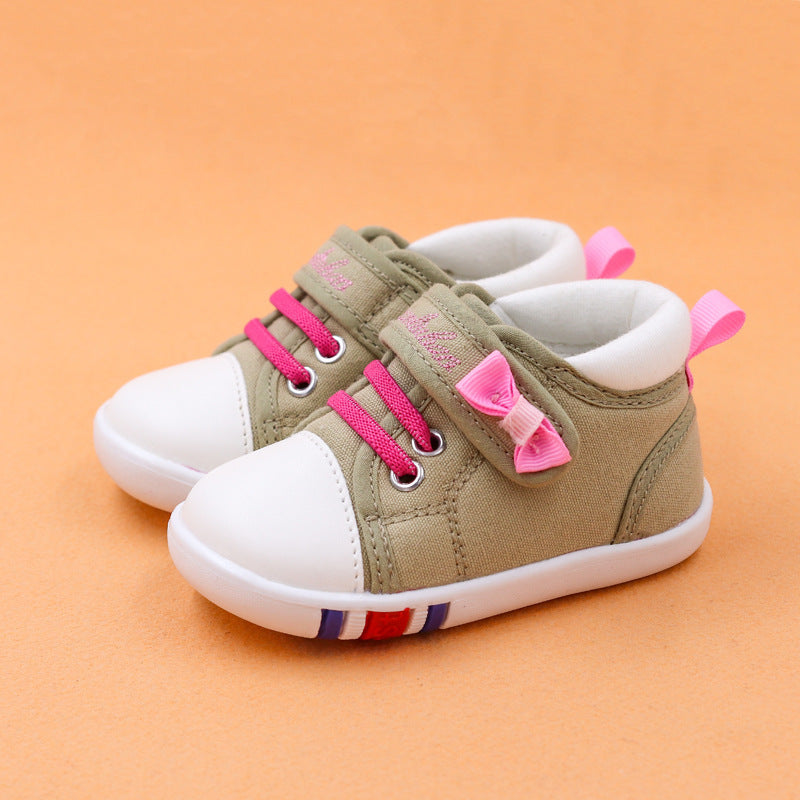 Baby toddler shoes Khaki 0 - Tophatter Daily Deals