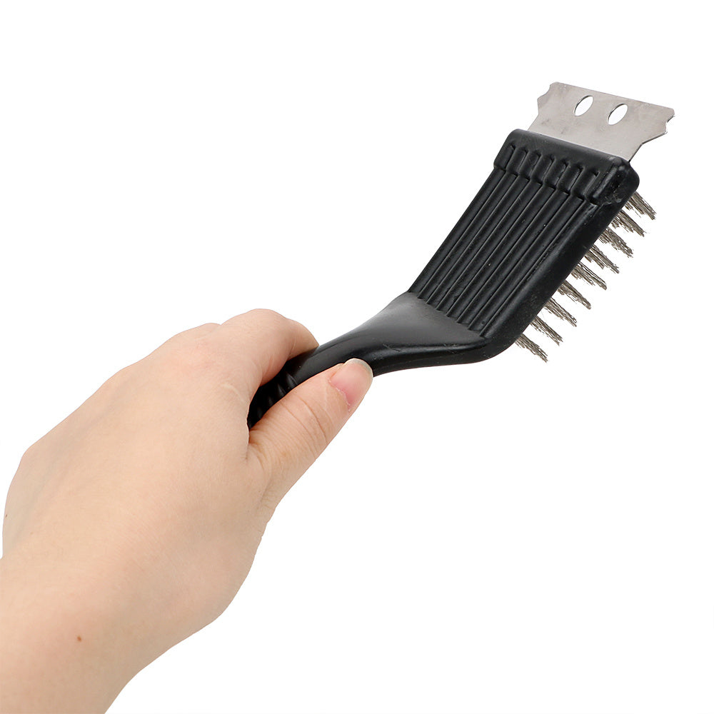 Barbecue cleaning steel brush 0 - Tophatter Daily Deals
