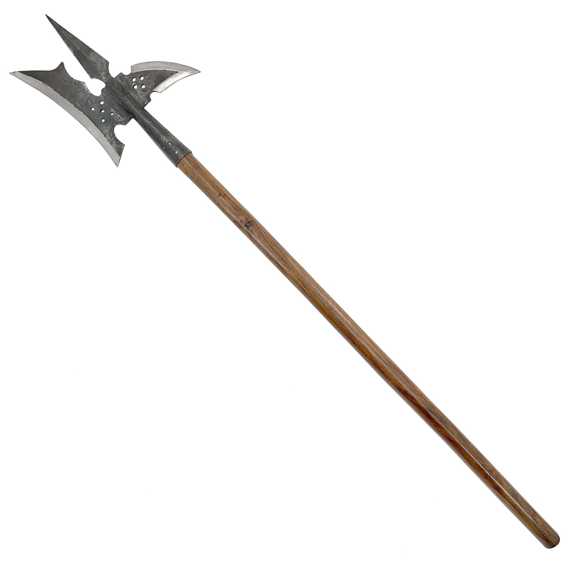 18th Century Medieval Hand Forged Sergeants Halberd historical period - Tophatter Daily Deals