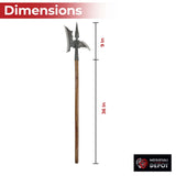 18th Century Medieval Hand Forged Sergeants Halberd historical period - Tophatter Daily Deals