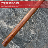 18th Century Medieval Hand Forged Sergeants Halberd historical period - Tophatter Daily Deals