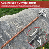 18th Century Medieval Hand Forged Sergeants Halberd historical period - Tophatter Daily Deals