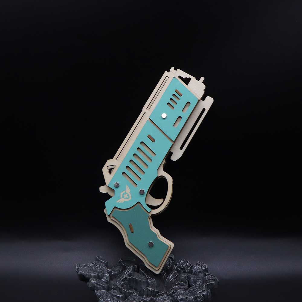 Hunting Eagle 3D Wooden Rubber Band Gun Model Kit - Tophatter Daily Deals