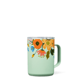 Rifle Paper Co. Coffee Mug by CORKCICLE. Mint Lively Floral 16oz Coffee Mug - Tophatter Daily Deals