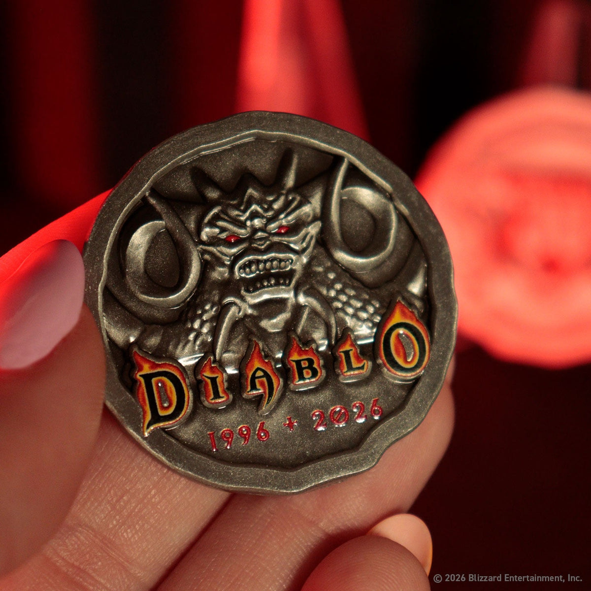 Diablo - Limited Edition 30th Anniversary Presentation Coin Replica Coin - Tophatter Daily Deals