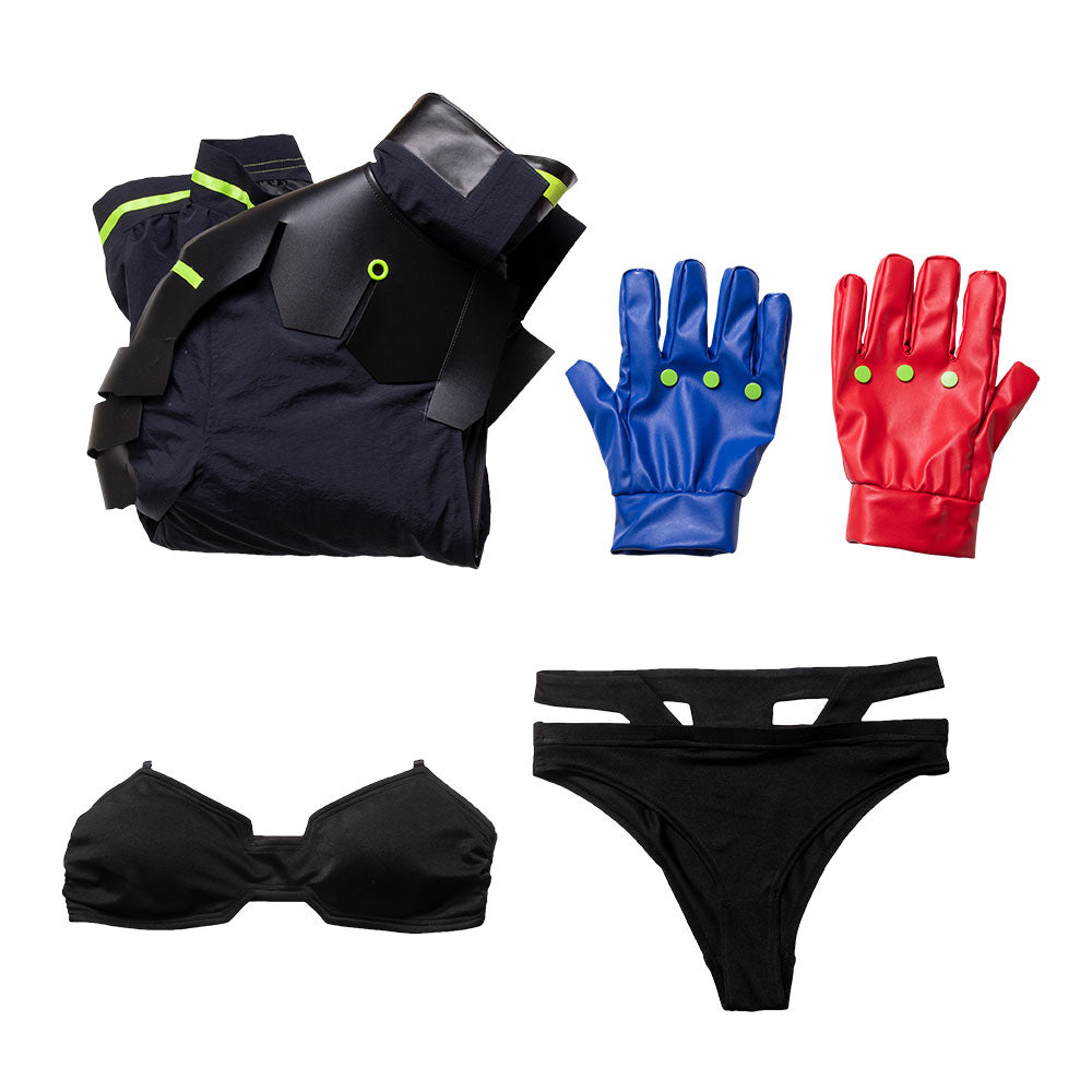 Cyberpunk: Edgerunners Rebecca Customize (with gloves) Cosplay Costume Costume - Tophatter Daily Deals