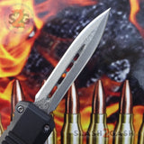 S2G Tactical Small 7" OTF Bullet HK Automatic Knife - Double Edge Damascus Knife-OTF - Tophatter Daily Deals