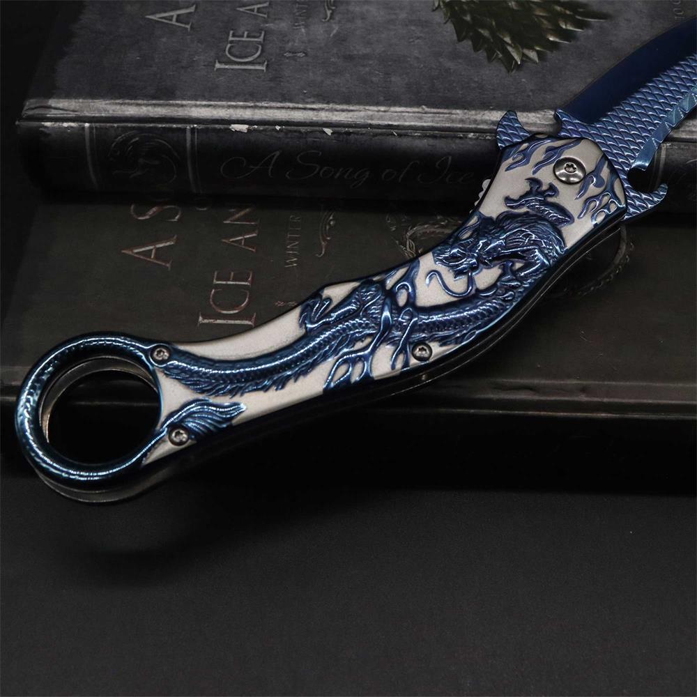Eastern Dragon Folding Knife - Tophatter Daily Deals