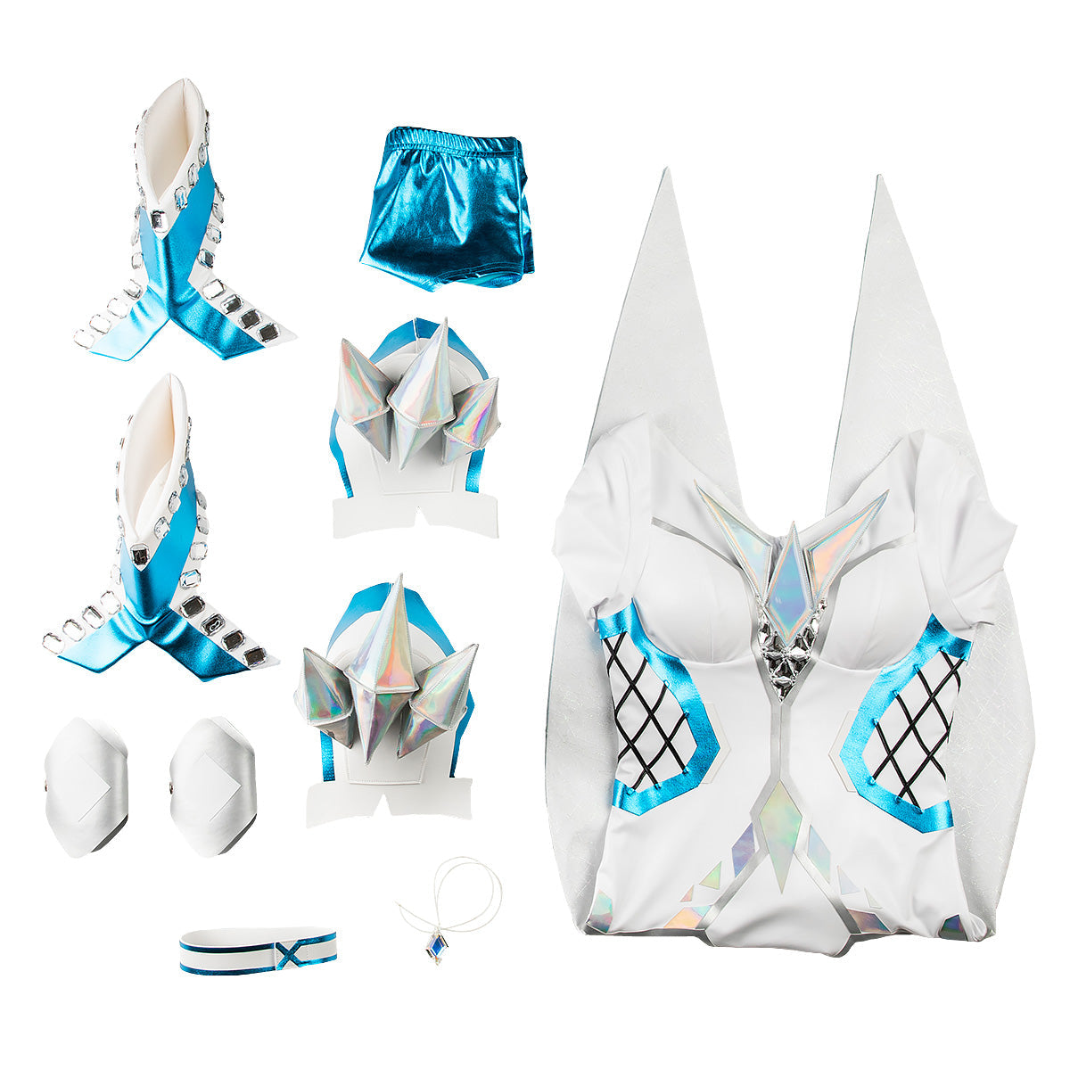 MAV Rivals White Queen Emma Frost Cosplay Costume Costume - Tophatter Daily Deals