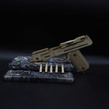 Assembled Wooden Rubber Band Gun Pistol Model Kit With Wooden bullets - Tophatter Daily Deals