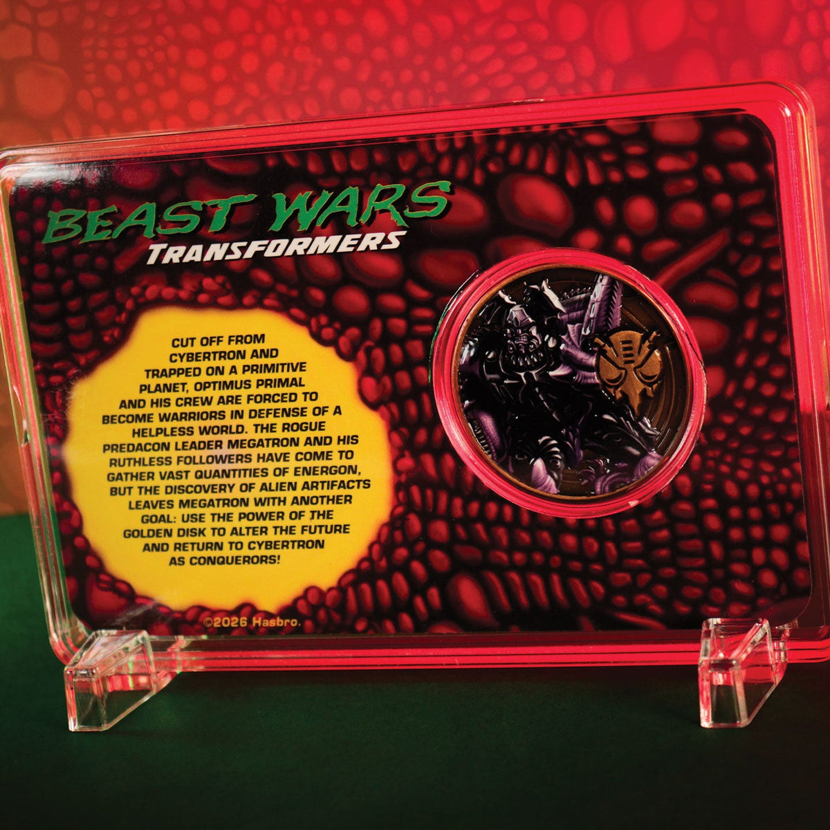 Transformers: Beast Wars – Limited Edition 30th Anniversary Presentation Coin Replica Coin - Tophatter Daily Deals