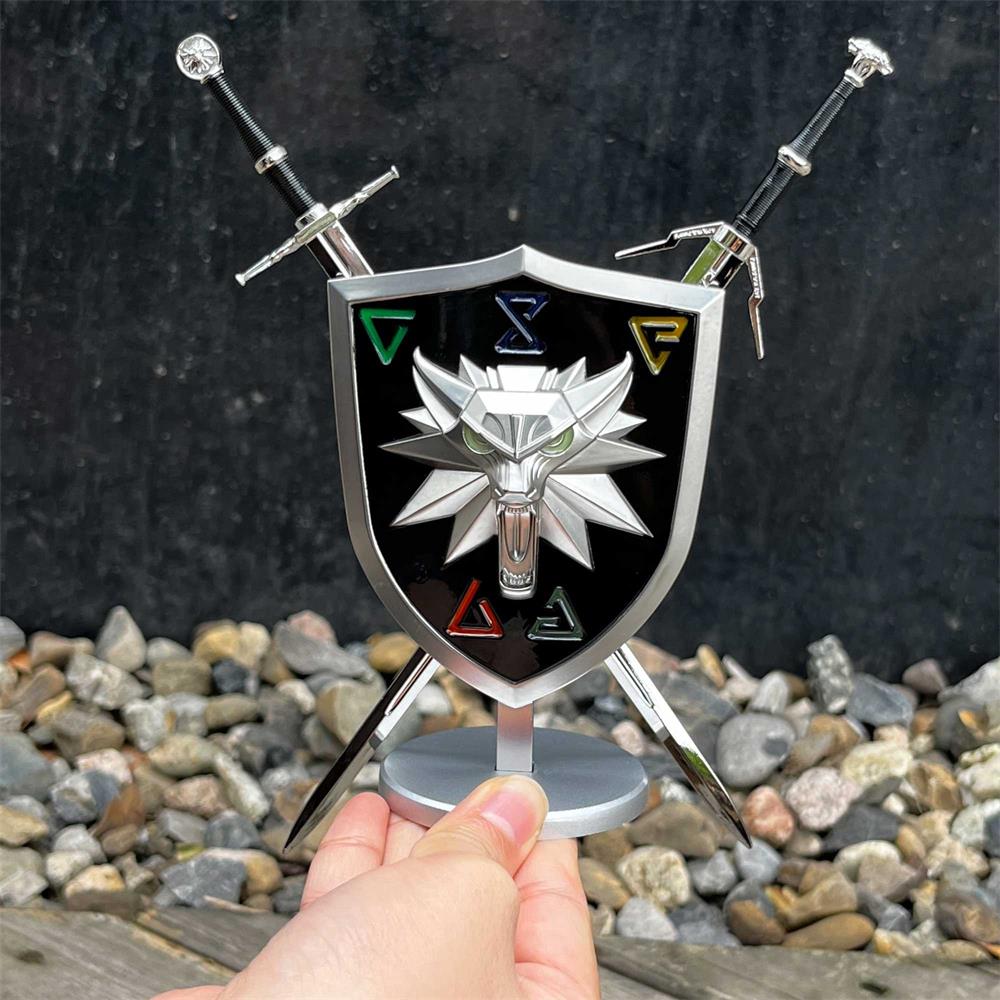 Geralt Wolf School Shield & Swords USA Only - Tophatter Daily Deals