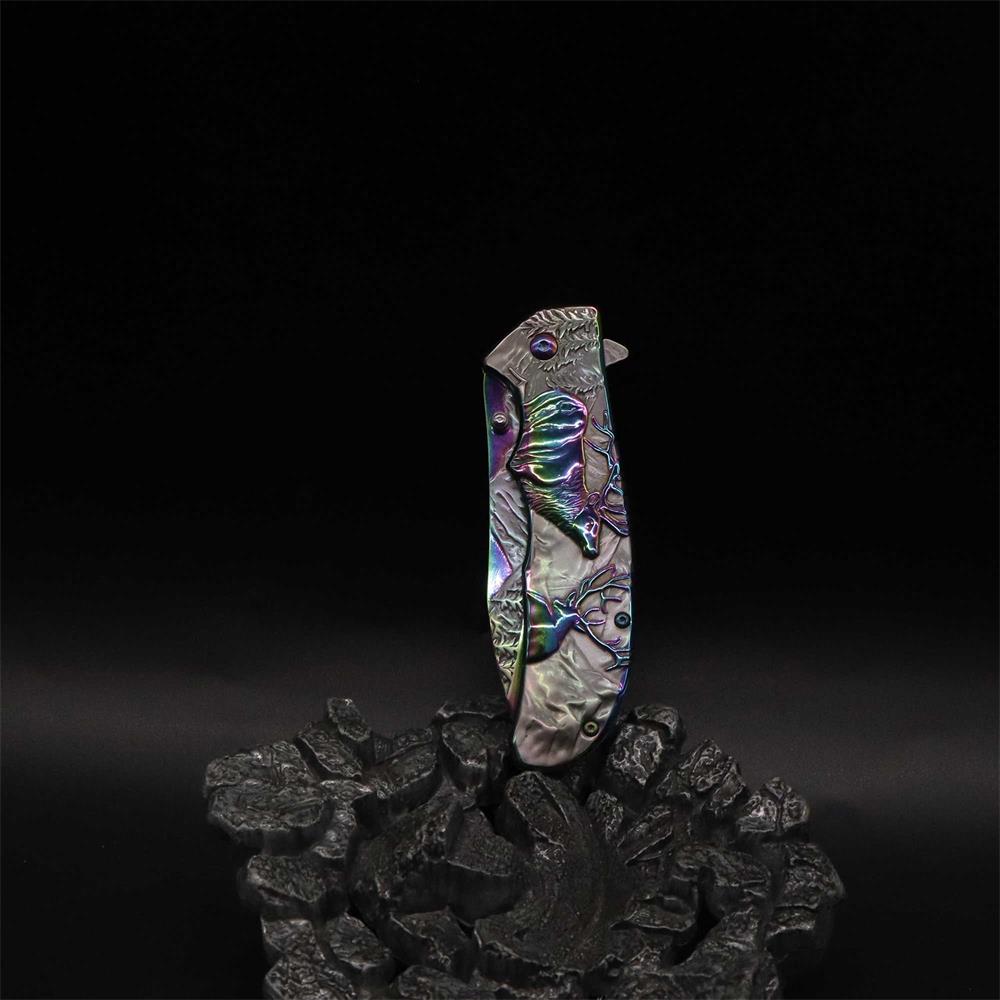 Fantastic Reindeer Folding Knife - Tophatter Daily Deals