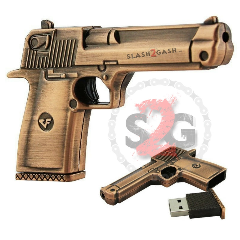 Desert Eagle Pistol Gun USB Flash Drive 2.0 Metal w/ Mag 16 GB 32 GB USB Flash Drive - Tophatter Daily Deals