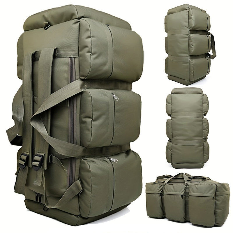 Military Duffel Backpack 80L Outdoor Travel Bag Home & Garden > Travel > Duffel Bags - Tophatter Daily Deals