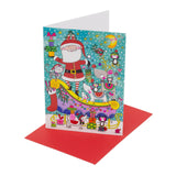 Santa Sleigh Advent Calendar Greetings Card | Christmas Advent Calendar Advent Calendar - Tophatter Daily Deals