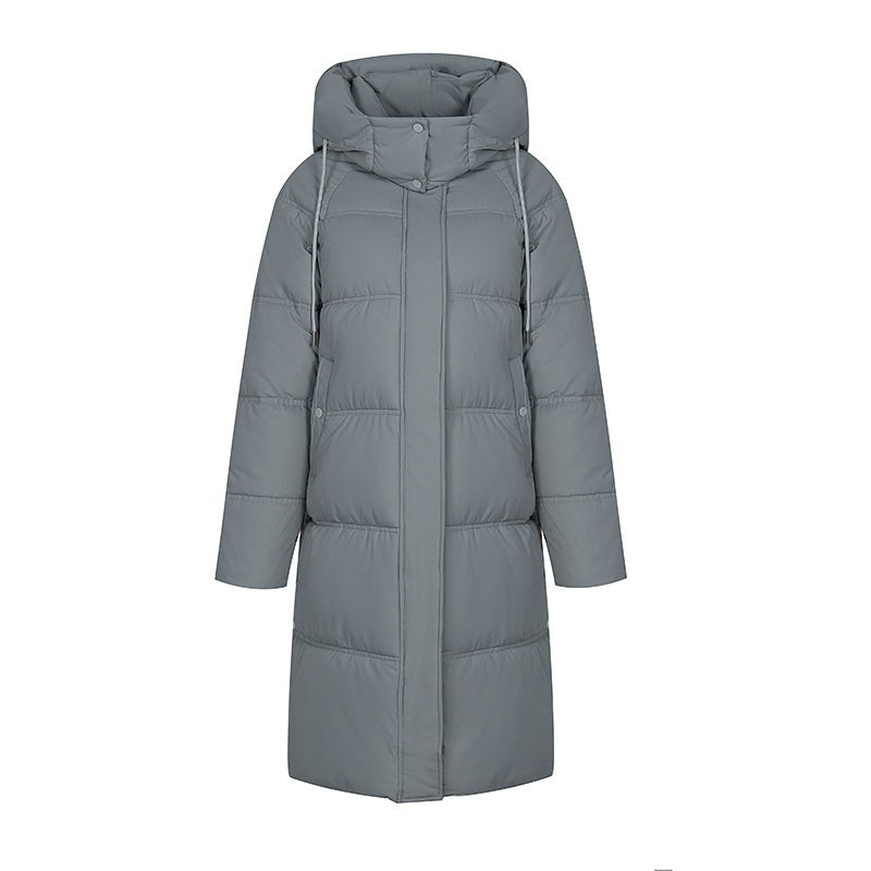 Insulating Women’s Long Puffer Coat - Hooded Quilted Winter 3D Changing Face Moving Picture Frame - Tophatter Daily Deals