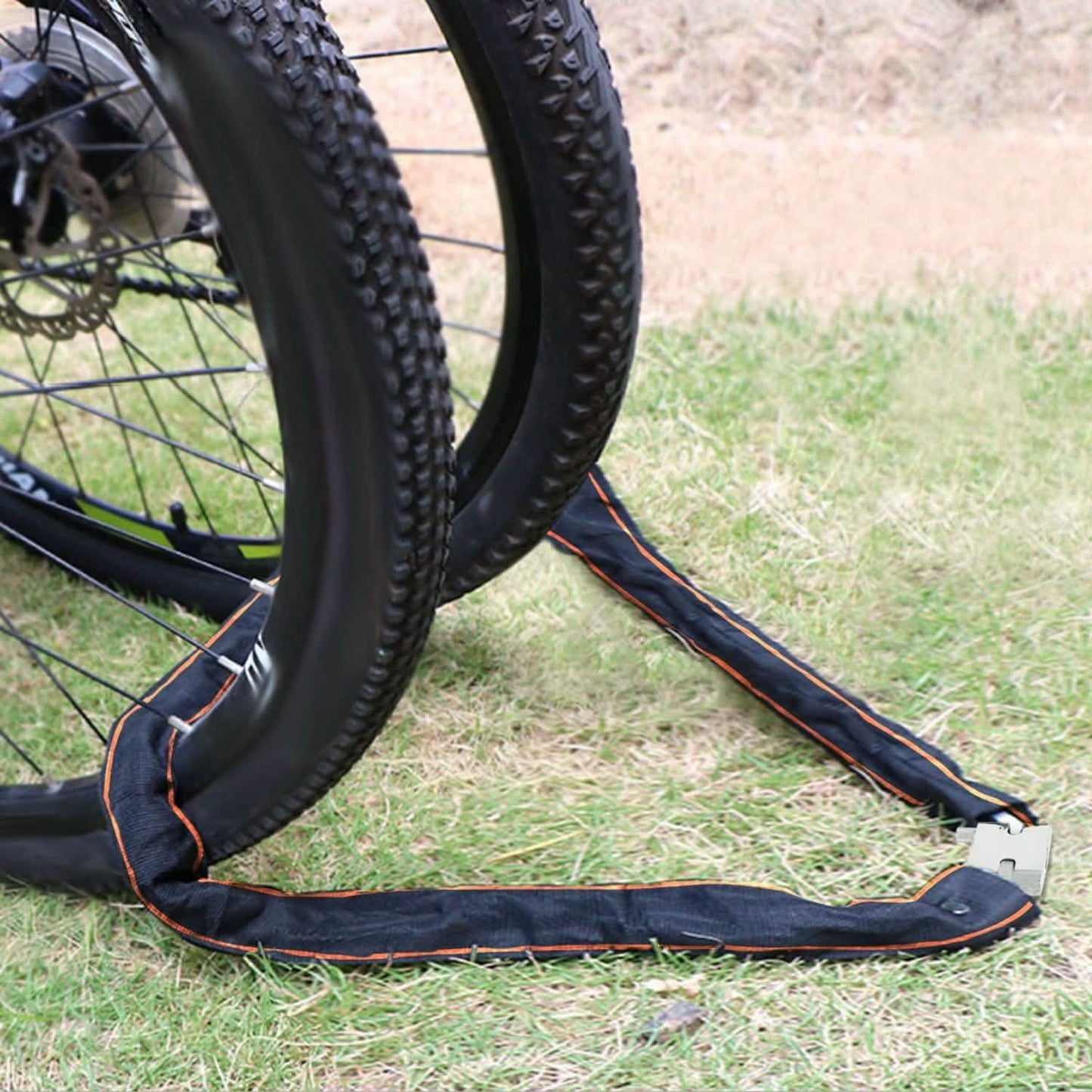 1.8m Bike Chain Lock with 3 Keys Heavy Duty Security Lock Outdoor Recreation - Tophatter Daily Deals
