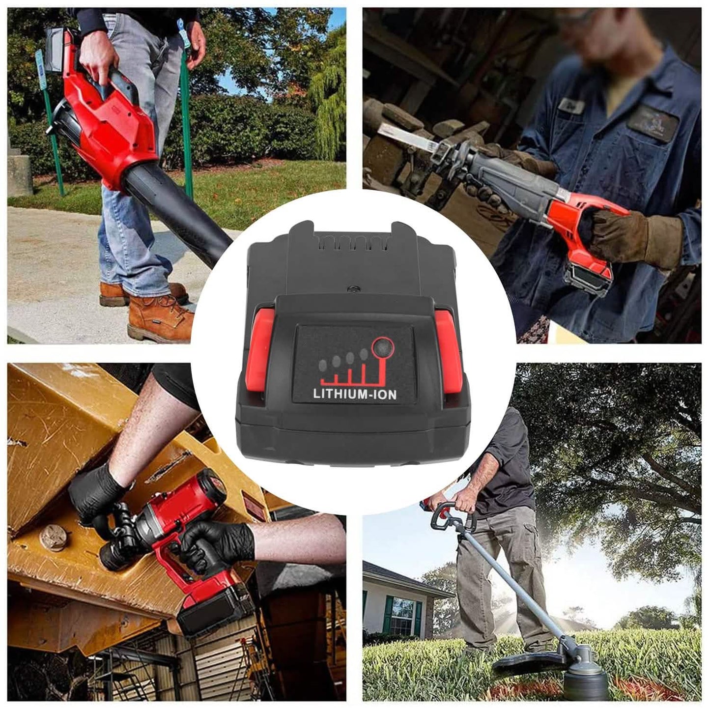 18V Battery Replacement Compatible with Milwaukee M18 Cordless Power Tool Home Improvement - Tophatter Daily Deals
