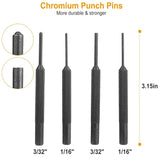 19-Piece: Hammer Punch Set Drift Pin Punch Kit with Portable Storage Box Everything Else - Tophatter Daily Deals