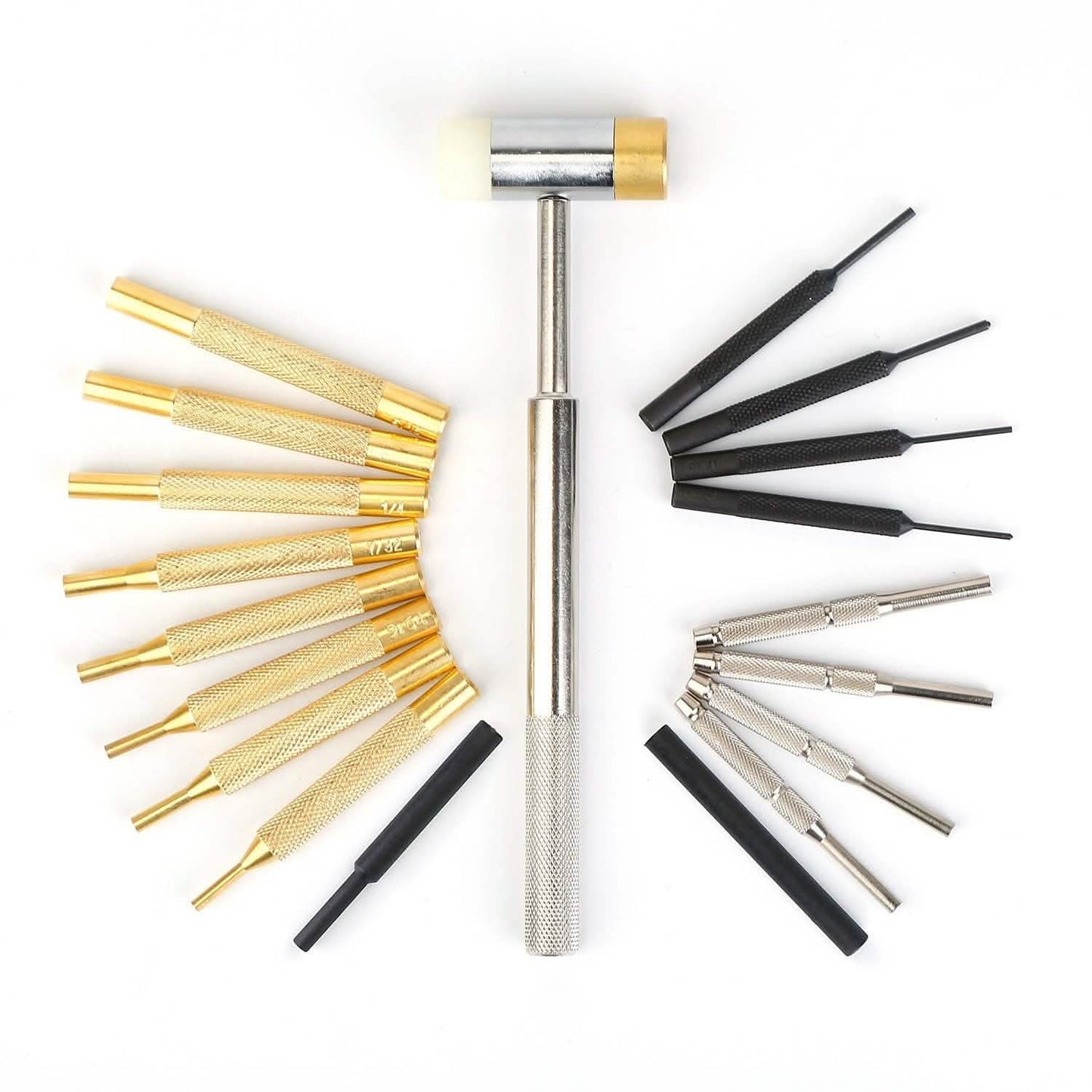 19-Piece: Hammer Punch Set Drift Pin Punch Kit with Portable Storage Box Everything Else - Tophatter Daily Deals
