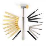 19-Piece: Hammer Punch Set Drift Pin Punch Kit with Portable Storage Box Everything Else - Tophatter Daily Deals