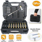 19-Piece: Hammer Punch Set Drift Pin Punch Kit with Portable Storage Box Everything Else - Tophatter Daily Deals