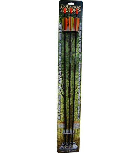 Barnett Junior Archery Arrows 28" Fiberglass 3pk - Tophatter Daily Deals