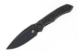 Microtech Anax - DLC Titanium - Carbon Fiber Inlay - DLC S/E Blade - 190C-1DLCTCFITI Automatic Knives - Tophatter Daily Deals