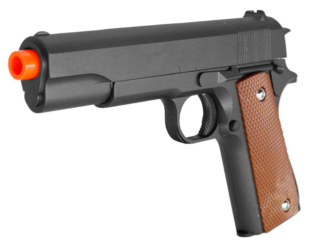 FULL METAL M1911 Style Airsoft Pistol w/ Extra Storage 42 rds - Silver Airsoft-SpringPistol - Tophatter Daily Deals