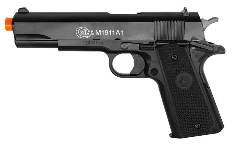 315 FPS Colt 1911 Tactical Airsoft Spring Pistol BAX KWC M1911A1 Collectible Weapons - Tophatter Daily Deals