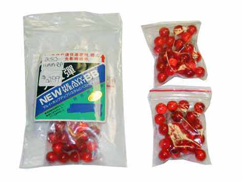 Red Sling Shot Ammo Paintballs 11mm Awesome Addition To SlingShots Collectible Weapons - Tophatter Daily Deals